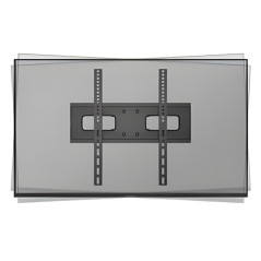 TV-fäste Maclean, max VESA 400x400, 32-75 tum, 50 kg, justerbar vinkel vertikalt och horisontellt, profil 80-380 mm, svart…
