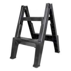 Hopfällbar stegpall 51,5 cm 150 kg amio-04267 | HandlaSmidigt.se