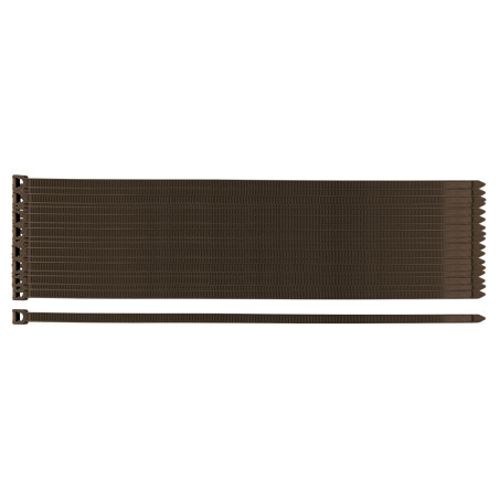 Trädgårdsspännband 7,6 x 380 mm, 50 st, bruna | HandlaSmidigt.se