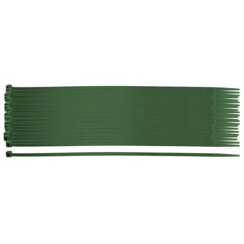 Trädgårdsbinderemband 4,8 x 300 mm, 50 st, gröna