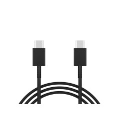 66-173- USB-C till USB-C 3.0-kabel, 1,0 m, svart