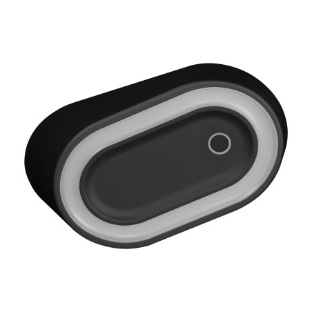 AGRA LED-underställslampa 2,5W, 80lm, 4000K, med beröringsfri strömbrytare, svart | HandlaSmidigt.se