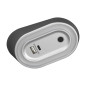 AGRA LED-underställslampa 2,5W, 80lm, 4000K, med beröringsfri strömbrytare och USB A+C-laddningsfunktion, grå