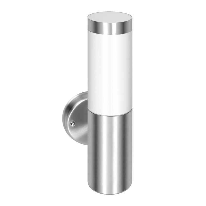 EDERA trädgårdsbelysning, E27, max 15W, IP44, rostfritt stål