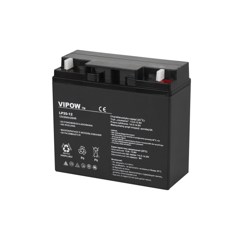 Gelbatteri VIPOW 12V 20Ah