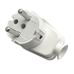 Hörnkontakt Uni-Schuko 16A, 230V, vit, 24 stycken | HandlaSmidigt.se