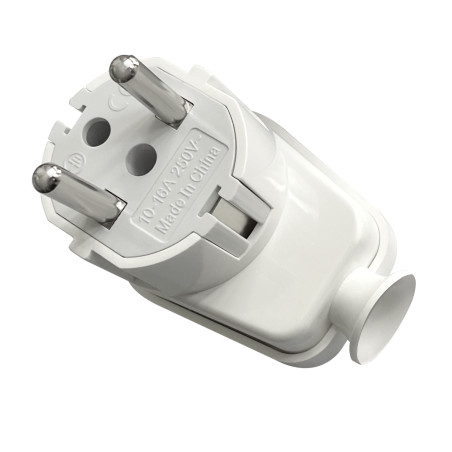 Hörnkontakt Uni-Schuko 16A, 230V, vit, 24 stycken | HandlaSmidigt.se