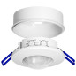 Rörelsesensor 360°, IP20, 1200W, räckvidd max 8m, vit