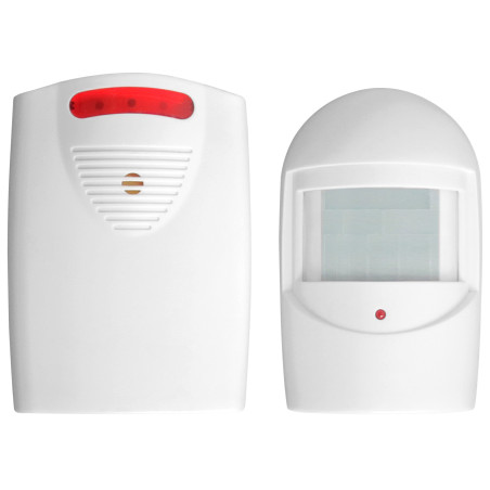 Rörelsesensor med trådlös signalering, batteridriven, IP44, 120m | HandlaSmidigt.se