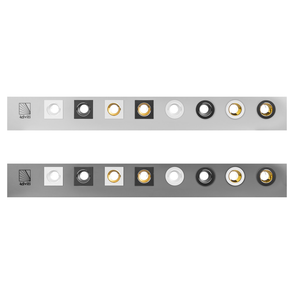 Displayställ Adviti för spotlights, grå, 133x16 cm Displayställ Adviti för spotlights, grå, 133x16 cm