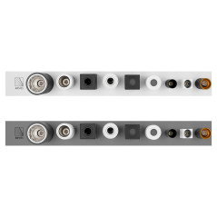 Exponeraren Adviti, grå, 133x16 cm