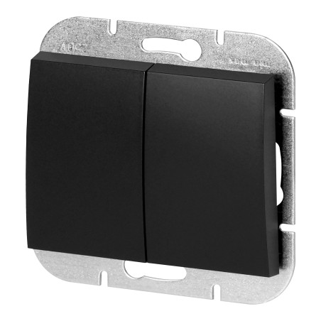 Kontaktdon för ljusstake Onyx, 10A, 250V, WP-2O, svart