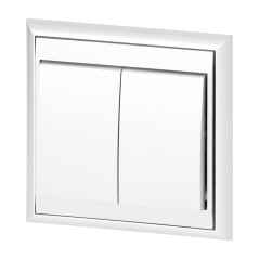 Anslutningsdon för ljusstake Luna, 10A, 250V, WP-2L, vit