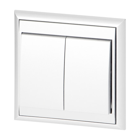 Anslutningsdon för ljusstake Luna, 10A, 250V, WP-2L, vit