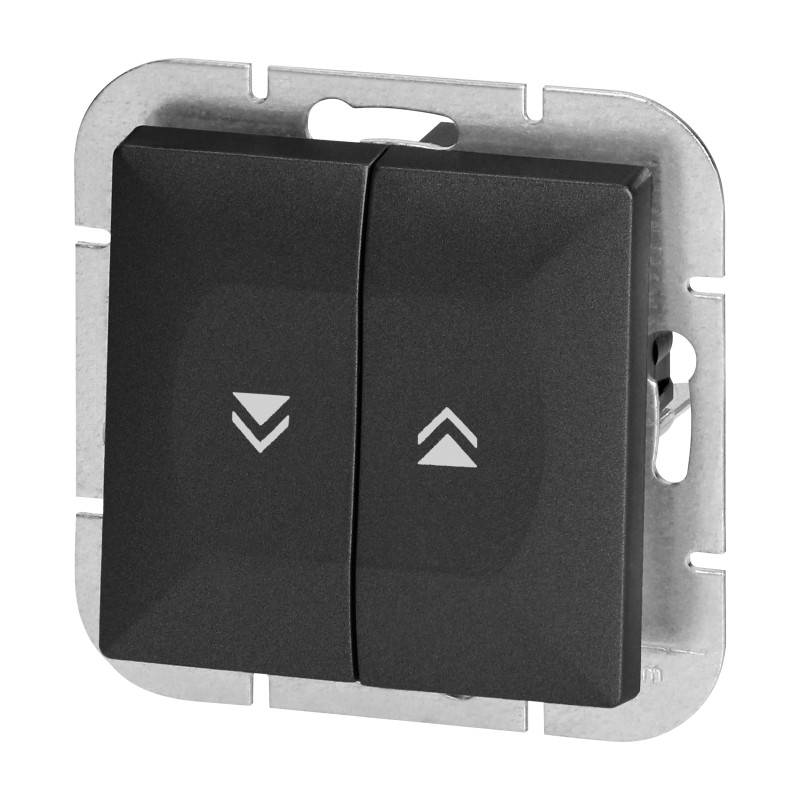 Rullgardinskopplingsdon p/t Pearl, 10A, 250V, WP-10P, svart