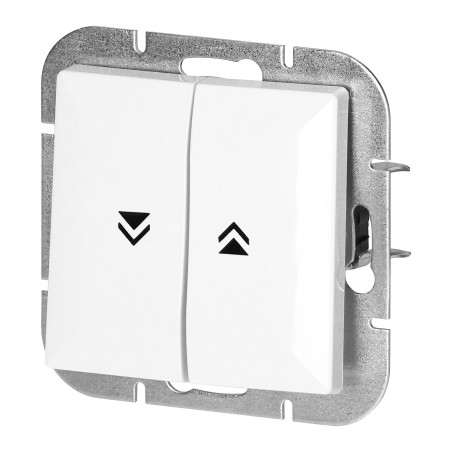 Rullgardinsanslutning p/t Pearl, 10A, 250V, WP-10P, vit