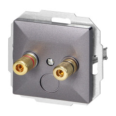 Högtalaruttag Pearl, PT-2PG, antracit