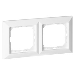 Dubbel Pearl-ram, Ra-2P, vit