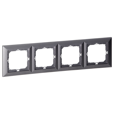 Fyrkantig ram Pearl, Ra-4P, antracitgrå