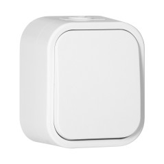 Anslutningsdon för trappa B2, 10A, 250V, IP54, WNT-5B2, vit