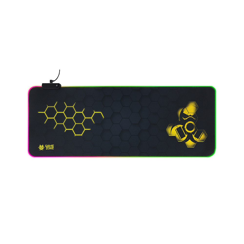 Underlägg för tangentbord och mus TRACER GAMEZONE Hexy1 RGB (80/30/0,4)