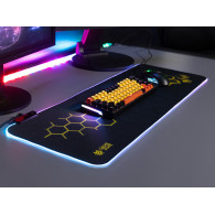Underlägg för tangentbord och mus TRACER GAMEZONE Hexy1 RGB (80/30/0,4)