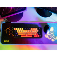 Podkładka pod klawiaturę i mysz TRACER GAMEZONE Hexy1 RGB (80/30/0,4)