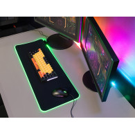 Podkładka pod klawiaturę i mysz TRACER GAMEZONE Maxi RGB (80/30/0,4)