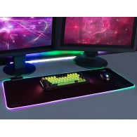 Underlägg för tangentbord och mus TRACER GAMEZONE Maxi RGB (80/30/0,4)