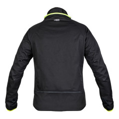 Jacka Mix&Match Softshell, svart-gul, storlek L