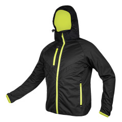 Jacka Mix&Match Softshell, svart-gul, storlek XL
