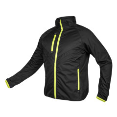 Jacka Mix&Match Softshell, svart-gul, storlek XXXL