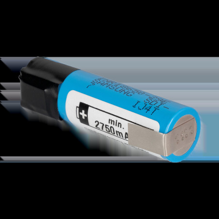BATTERI SAMSUNG 18650 2750mAh 3,7V med flikar INR18650-29E-FT