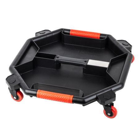 Tryck på verktygsvagnen på hjul amio-04266.