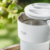 AD 1377 Vit Silikon Tekanna 0,6 l - turist