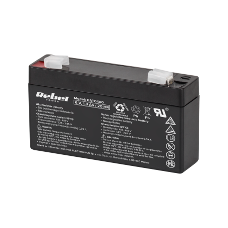 Gelbatteri Rebel 6V 1,3Ah | HandlaSmidigt.se