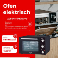 AD 6025 Elektrisk ugn 35 liter