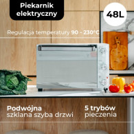 AD 6027 Elektrisk ugn 48 liter