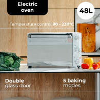 AD 6027 Elektrisk ugn 48 liter