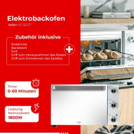 AD 6027 Elektrisk ugn 48 liter
