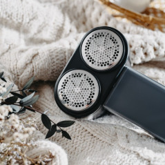 AD 9622 svart tygtrimmer med LCD-skärm