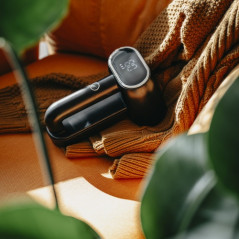 AD 9622 svart tygtrimmer med LCD-skärm