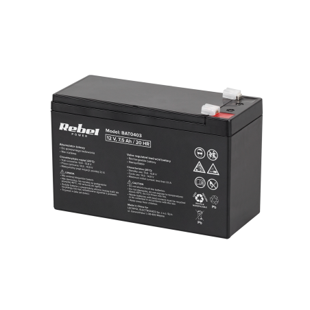 Gelbatteri Rebel 12V 7,5Ah