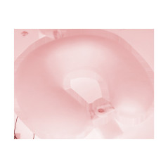 Rese- och campingkudde med MEMORY-skum, REBEL ACTIVE, rosa färg.