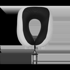 Reseadyna turistkudde med MEMORY-skum, REBEL ACTIVE, grå färg.