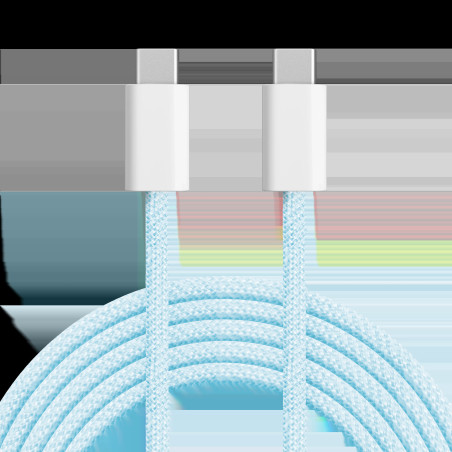 USB-C till USB-C-kabel 100 W 1 m blå Kruger&Matz Basic