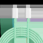 USB-C till USB-C-kabel 100 W 1 m grön Kruger&Matz Basic