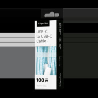 Kabel USB typu C - USB typu C 100 W 1,5 m niebieski Kruger&Matz Basic