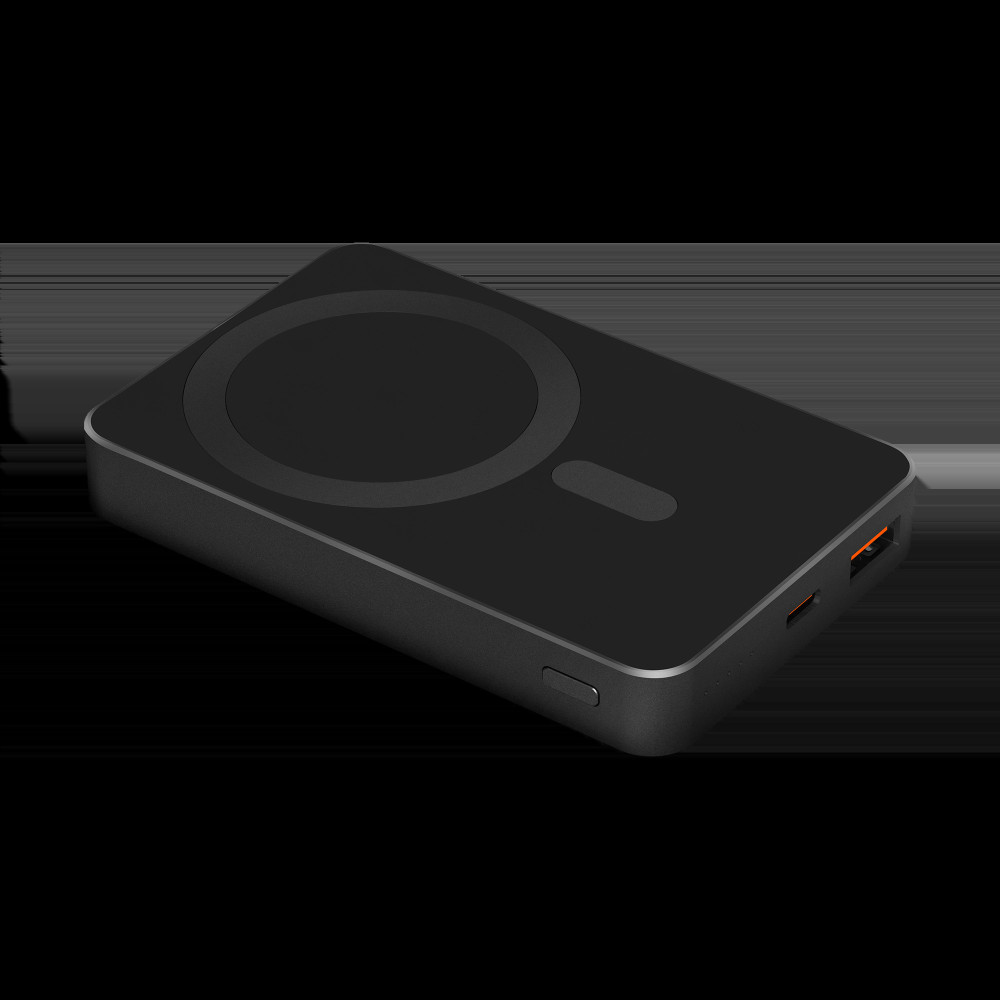 POWERBANK induktiv Kruger&Matz 10000 mAh Mag Safe svart