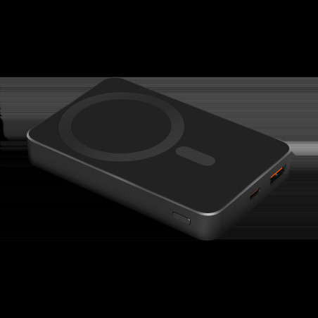 POWERBANK induktiv Kruger&Matz 10000 mAh Mag Safe svart